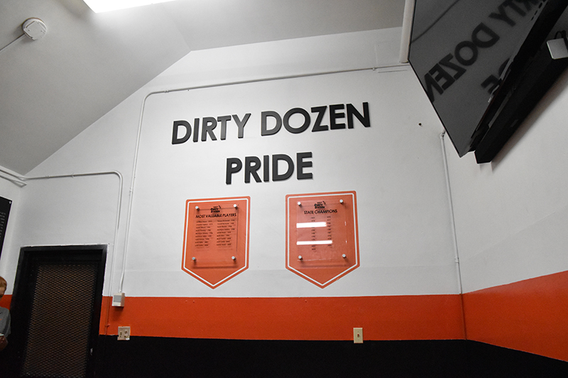McGill-Toolen Catholic High School pride wall